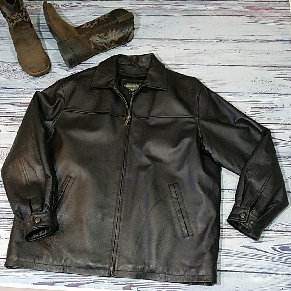 (NEW) Genuine Leather Coat